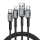 3in1 멀티 8핀+C타입 고속충전케이블 1.5m