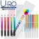 유로멀티5in1 그립터치펜UV+국산 플러피형광펜