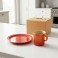 르크루제 레인보우접시 1P+머그 1P