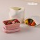 리빙아트 멜로우 실리콘 접이식 밀폐용기 4종세트