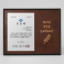 메탈 원목 상패 MT-01 학위패 감사패 기념패