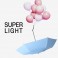 3단 초경량 수동 양우산-암막 자외선 차단(UPF 50+)